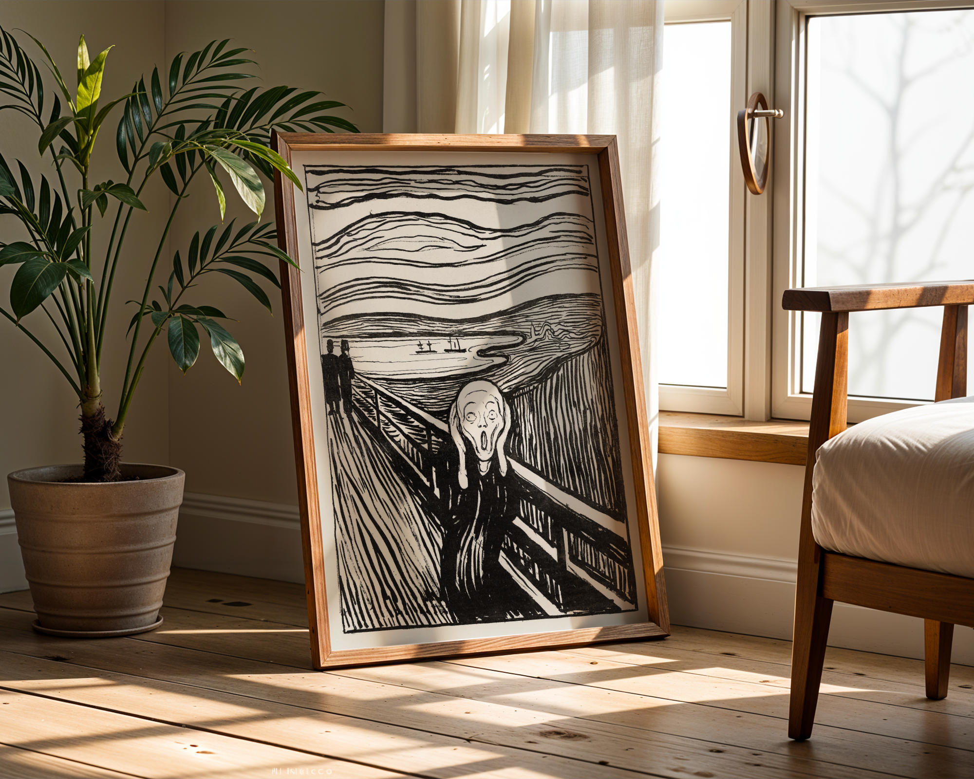 Edvard Munch - Skrik (The Scream) 1895 Litografi