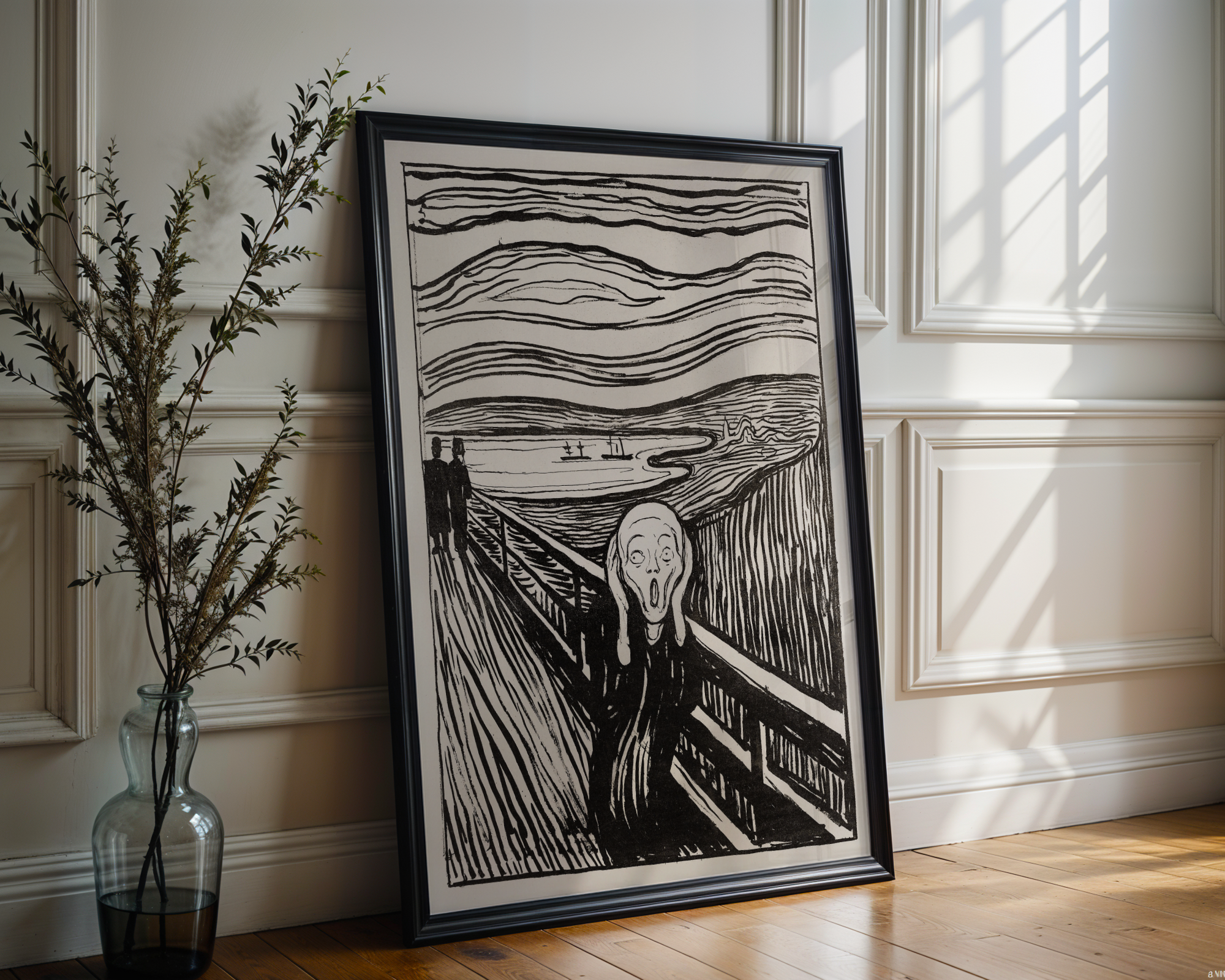 Edvard Munch - Skrik (The Scream) 1895 Litografi