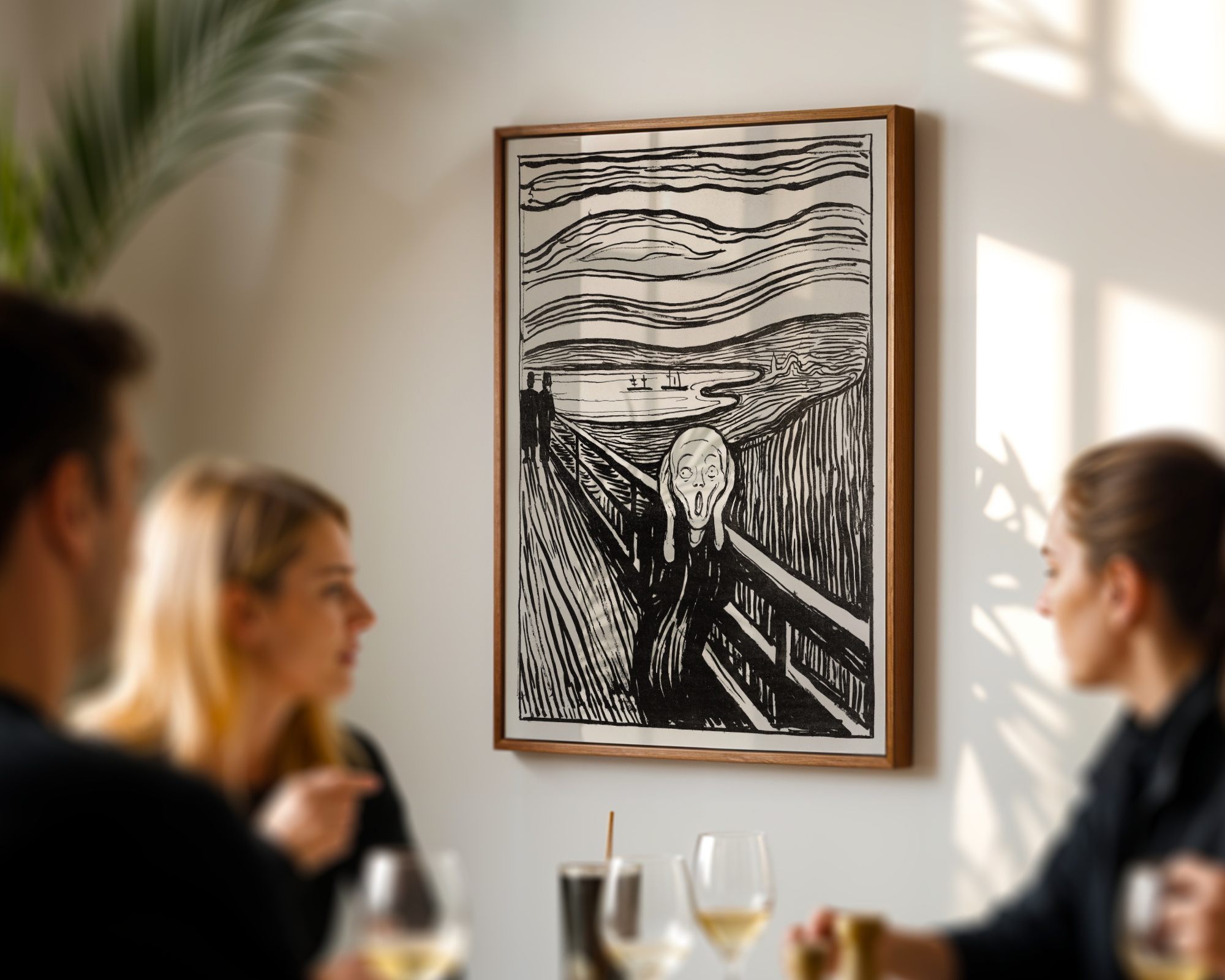 Edvard Munch - Skrik (The Scream) 1895 Litografi