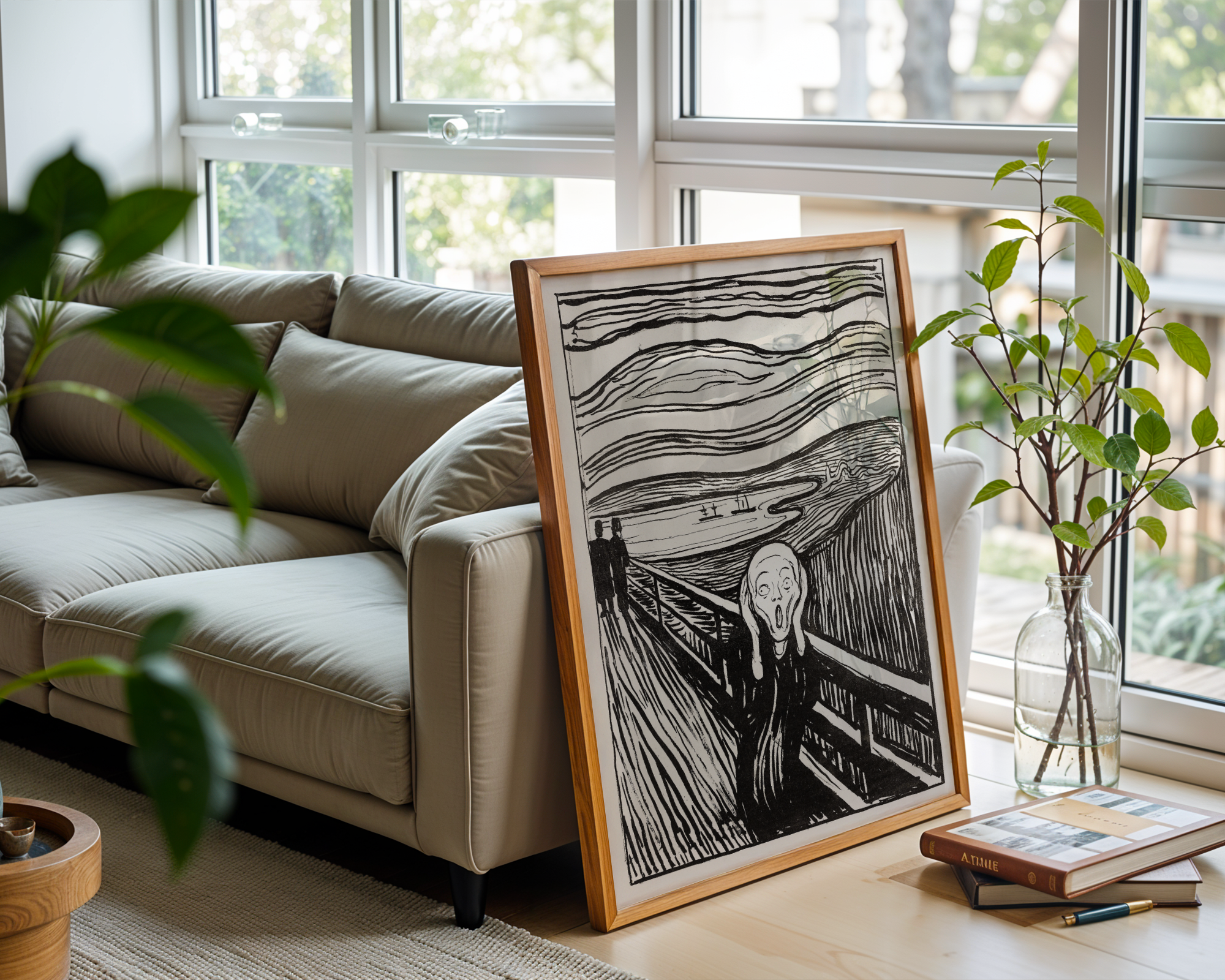 Edvard Munch - Skrik (The Scream) 1895 Litografi