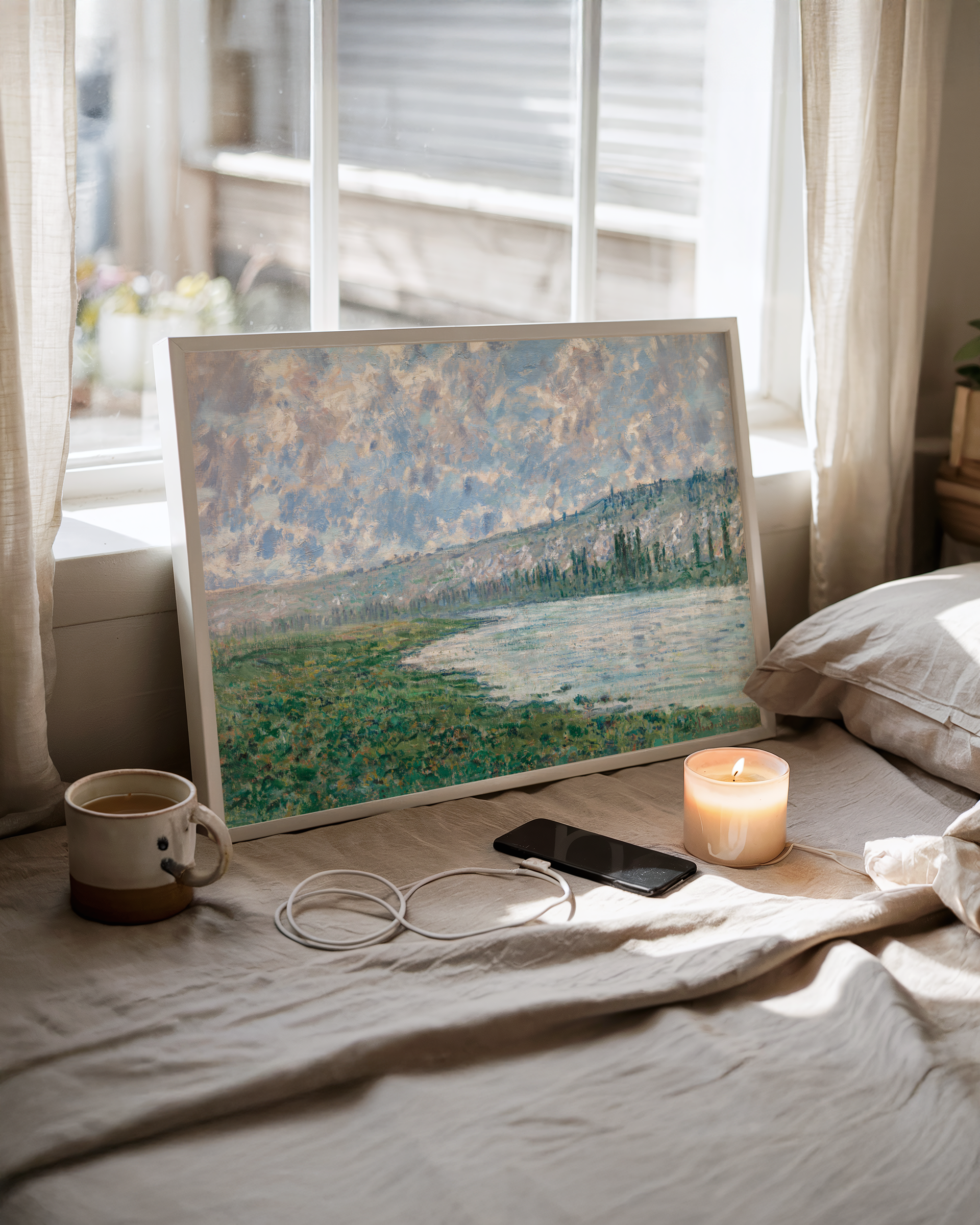 Claude Monet - Seinen ved Vétheuil