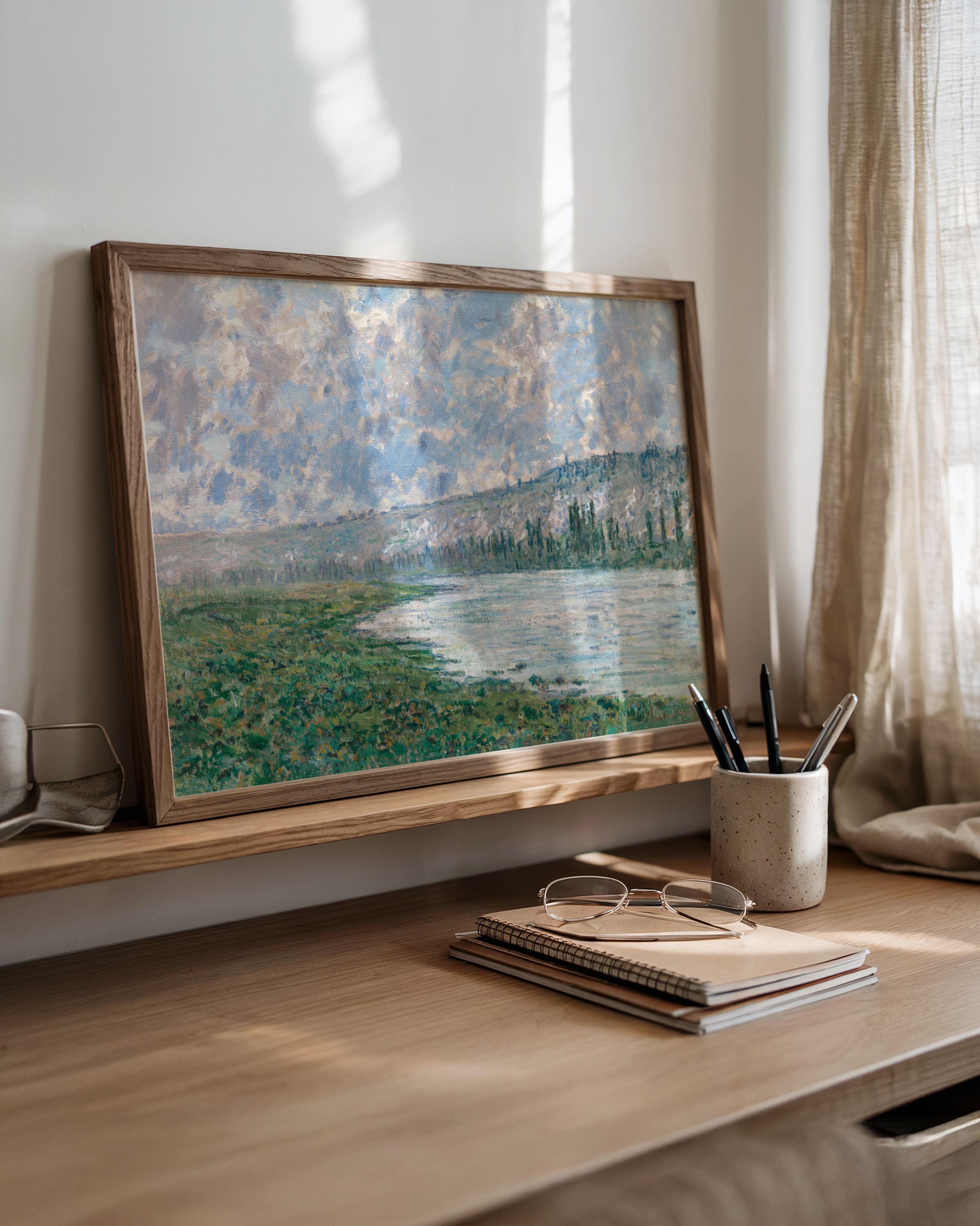 Claude Monet - Seinen ved Vétheuil