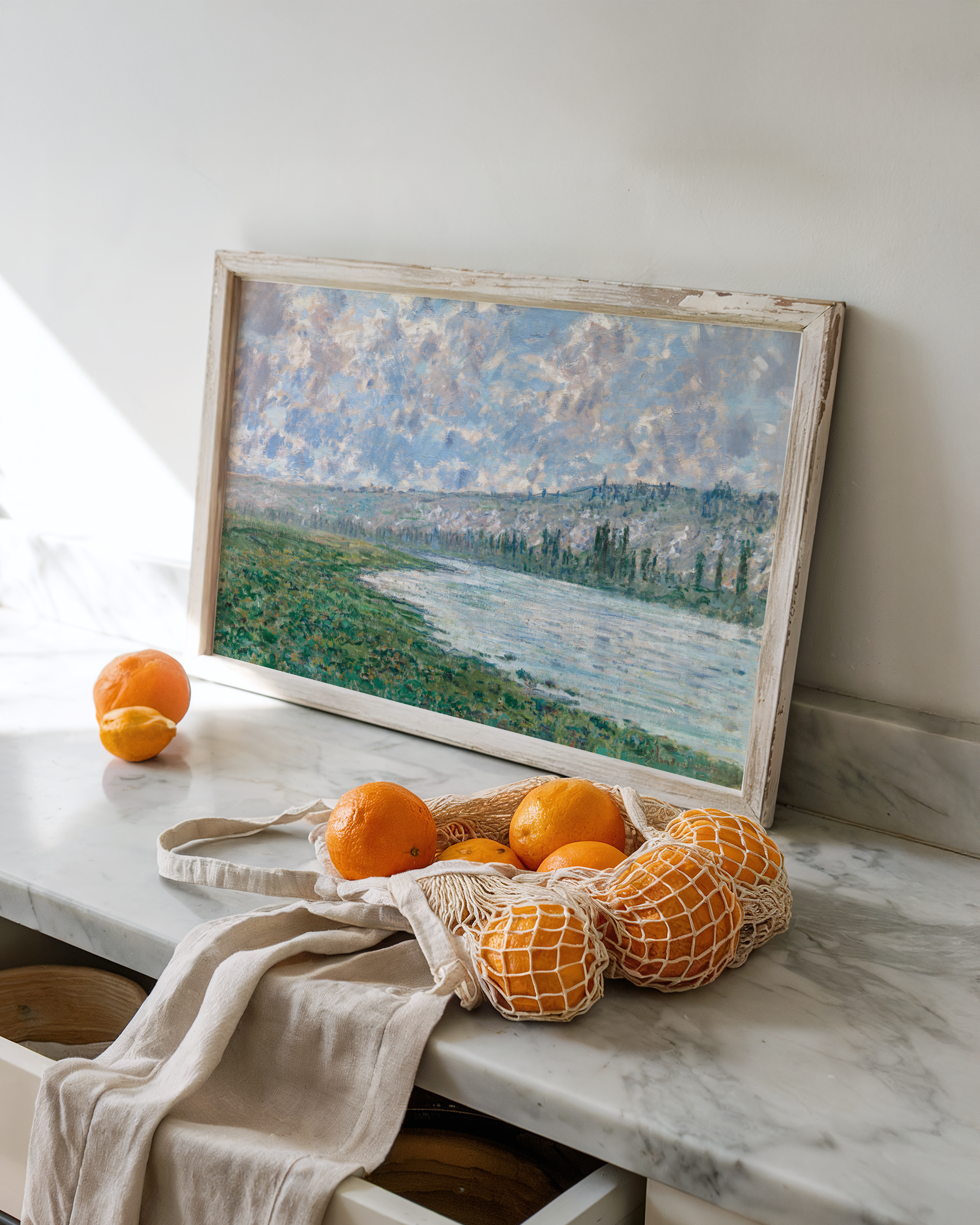 Claude Monet - Seinen ved Vétheuil