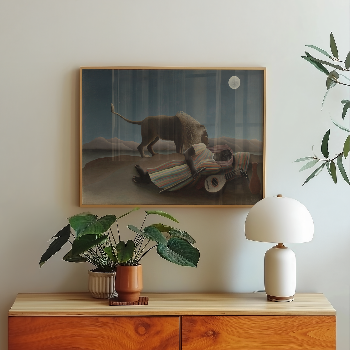 Henri Rousseau - Den sovende sigøyner (1897)