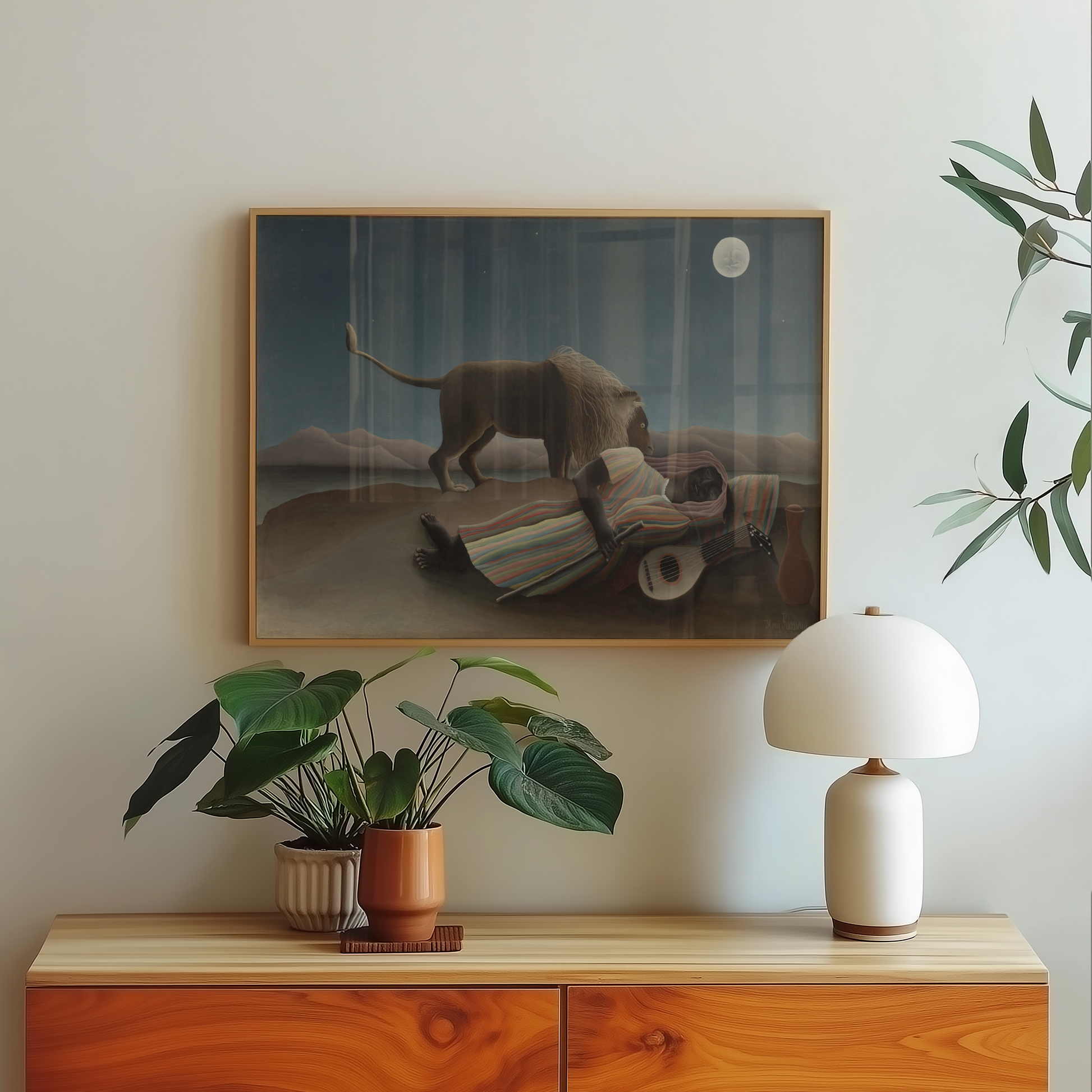 Henri Rousseau - Den sovende sigøyner (1897)