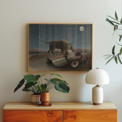 Henri Rousseau - Den sovende sigøyner (1897)