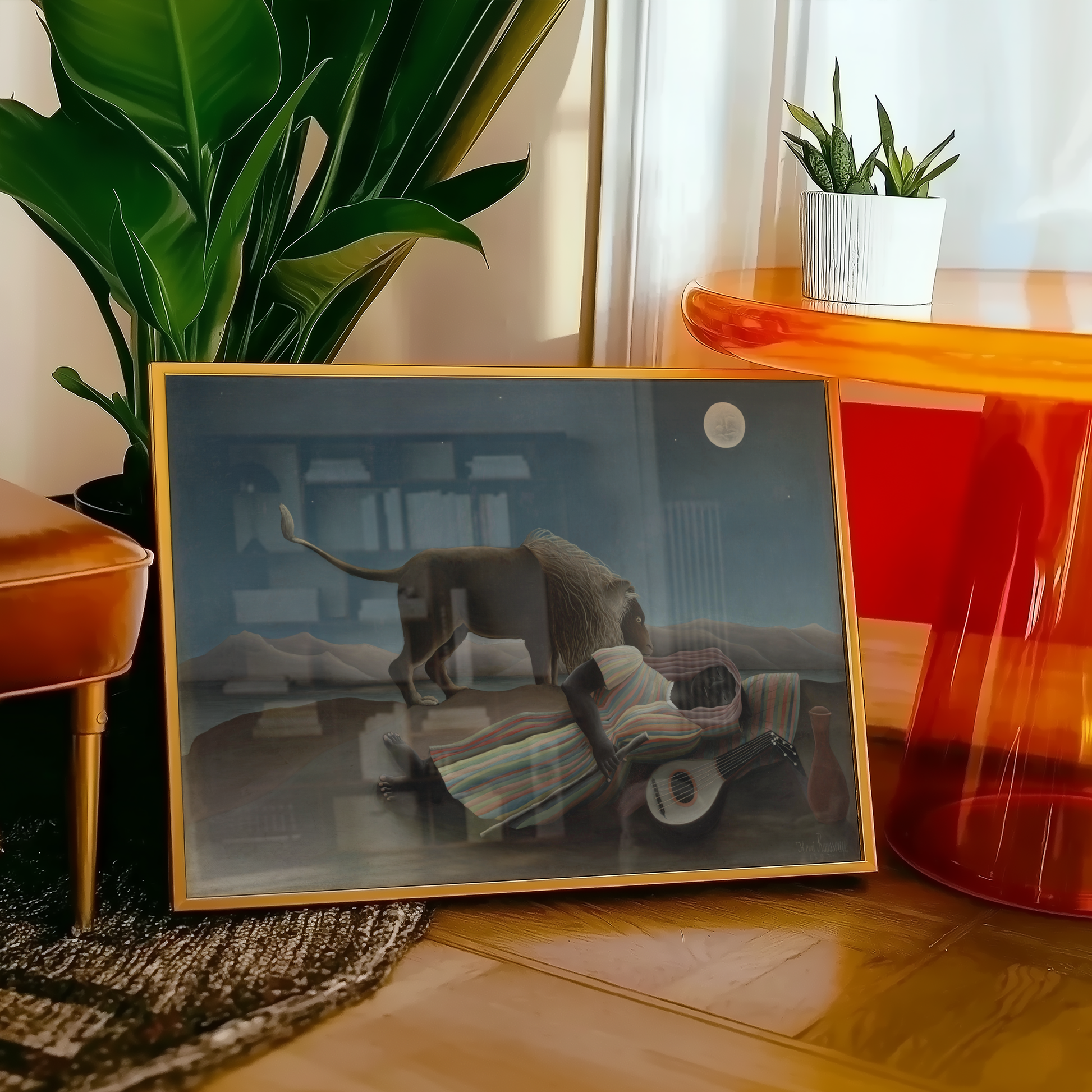 Henri Rousseau - Den sovende sigøyner (1897)