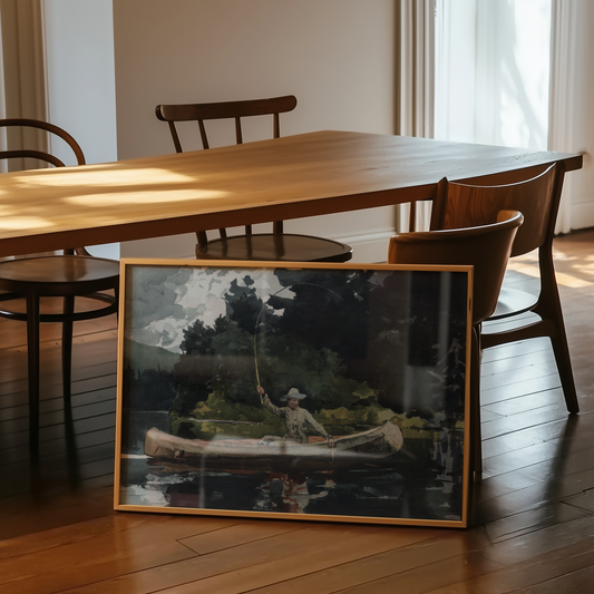 Winslow Homer - Fishing in the North Woods (1896)