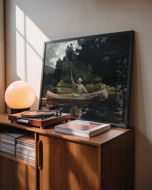 Winslow Homer - Fishing in the North Woods (1896)