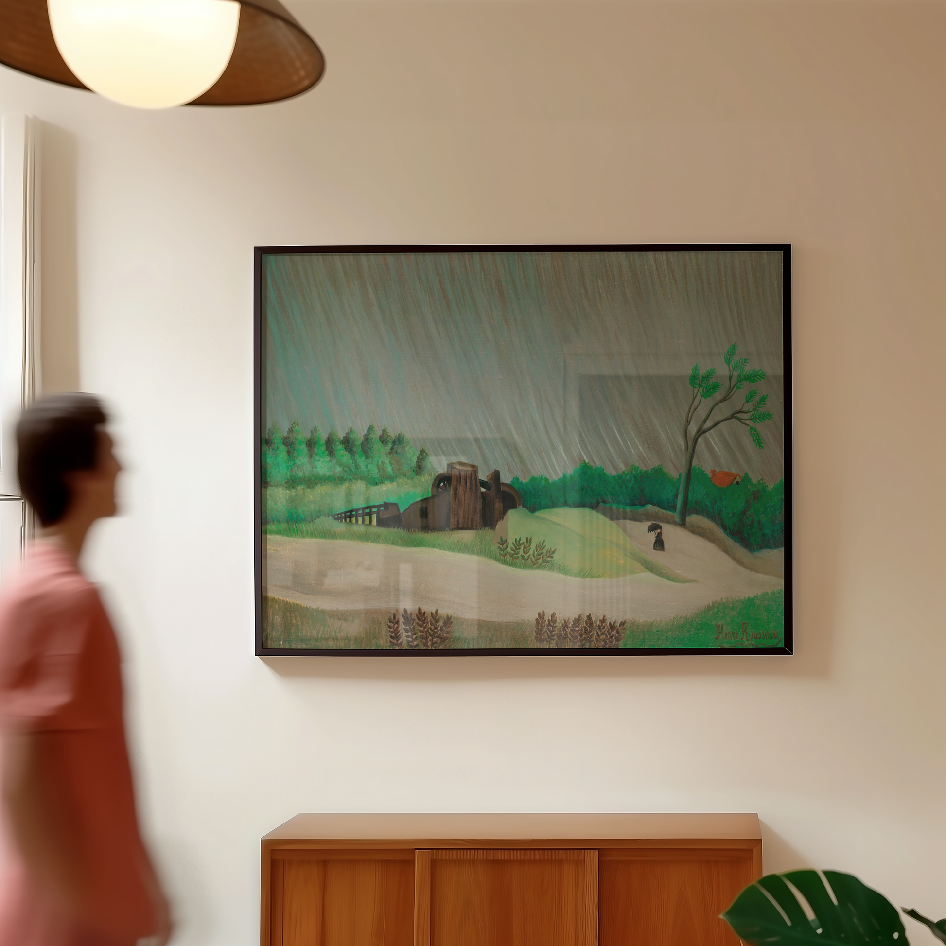 Henri Rousseau - A Rainy Morning