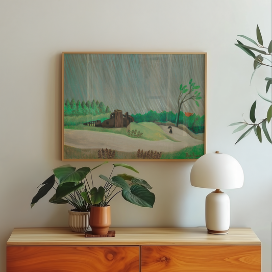 Henri Rousseau - A Rainy Morning