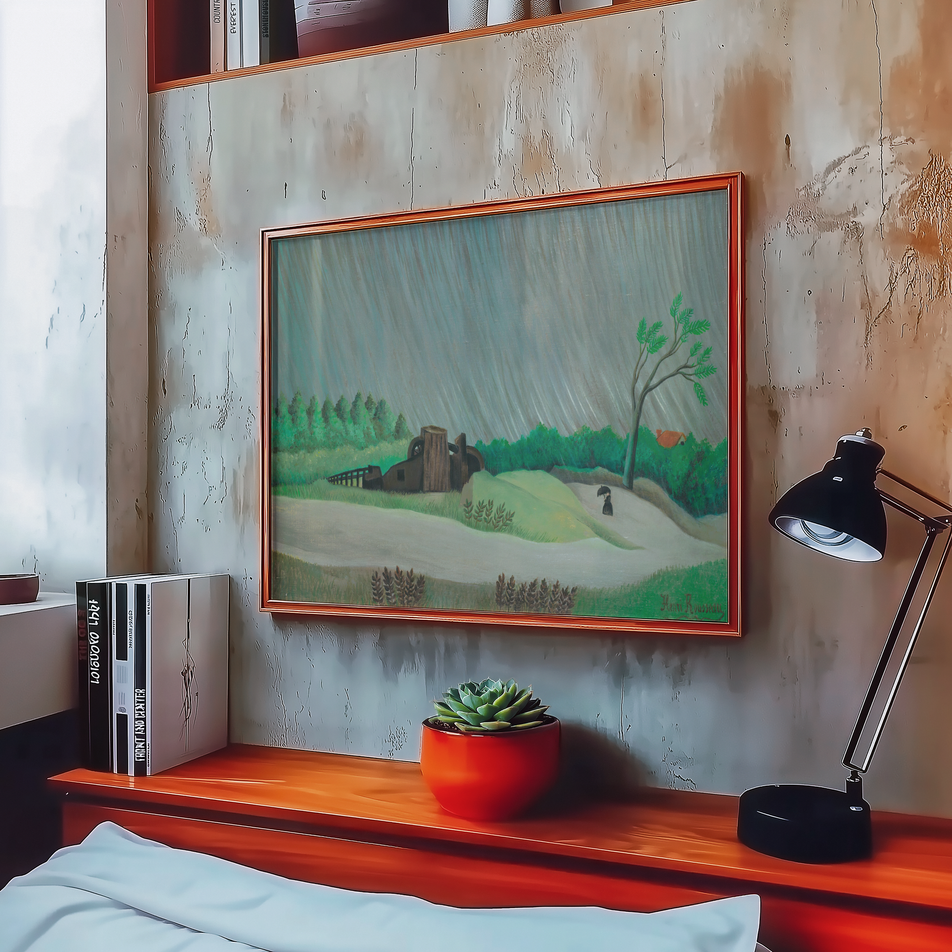 Henri Rousseau - A Rainy Morning