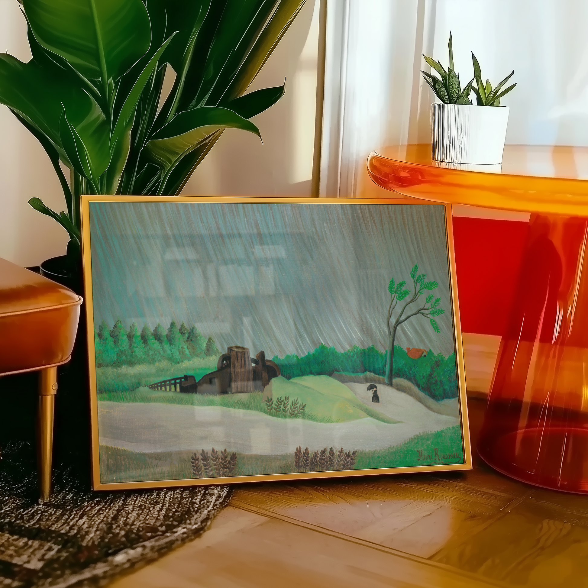 Henri Rousseau - A Rainy Morning