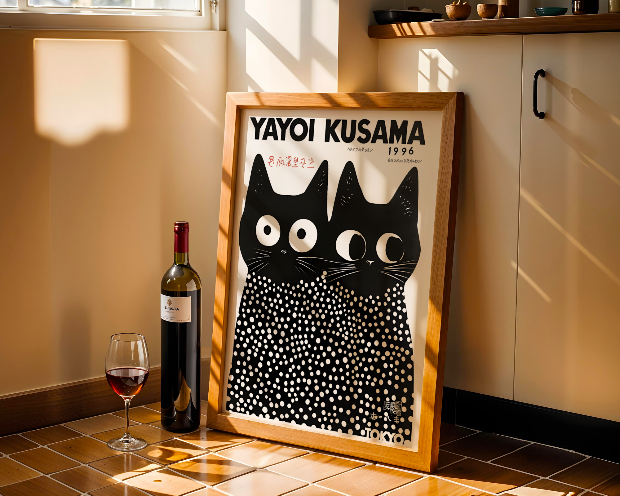 Yayoi Kusama - Black Cats