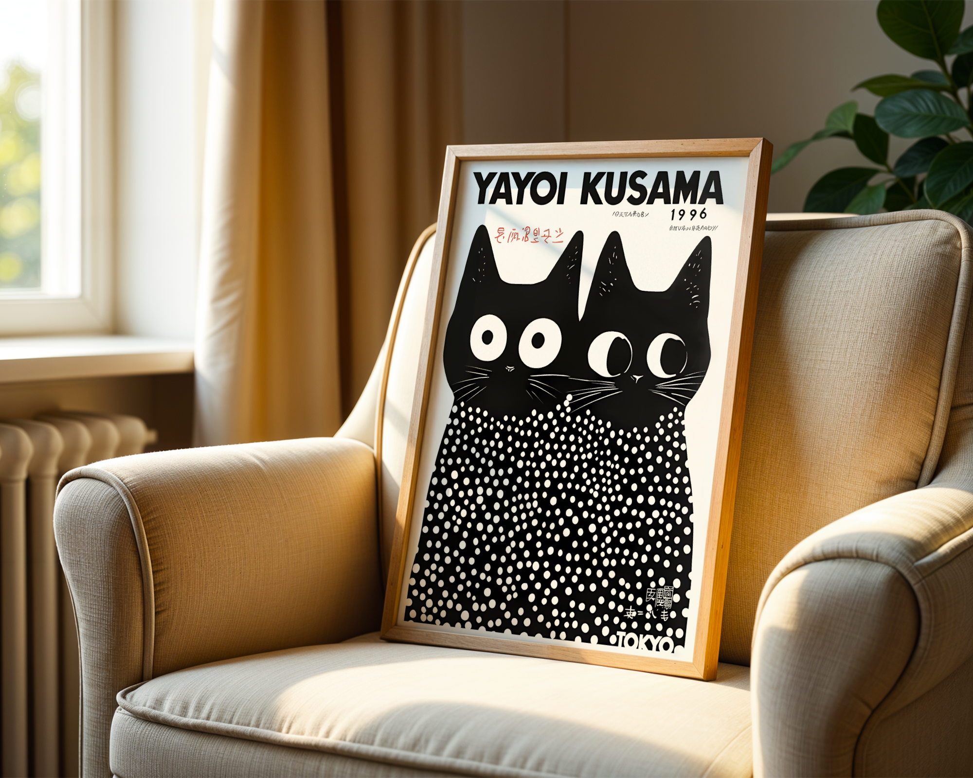 Yayoi Kusama - Black Cats