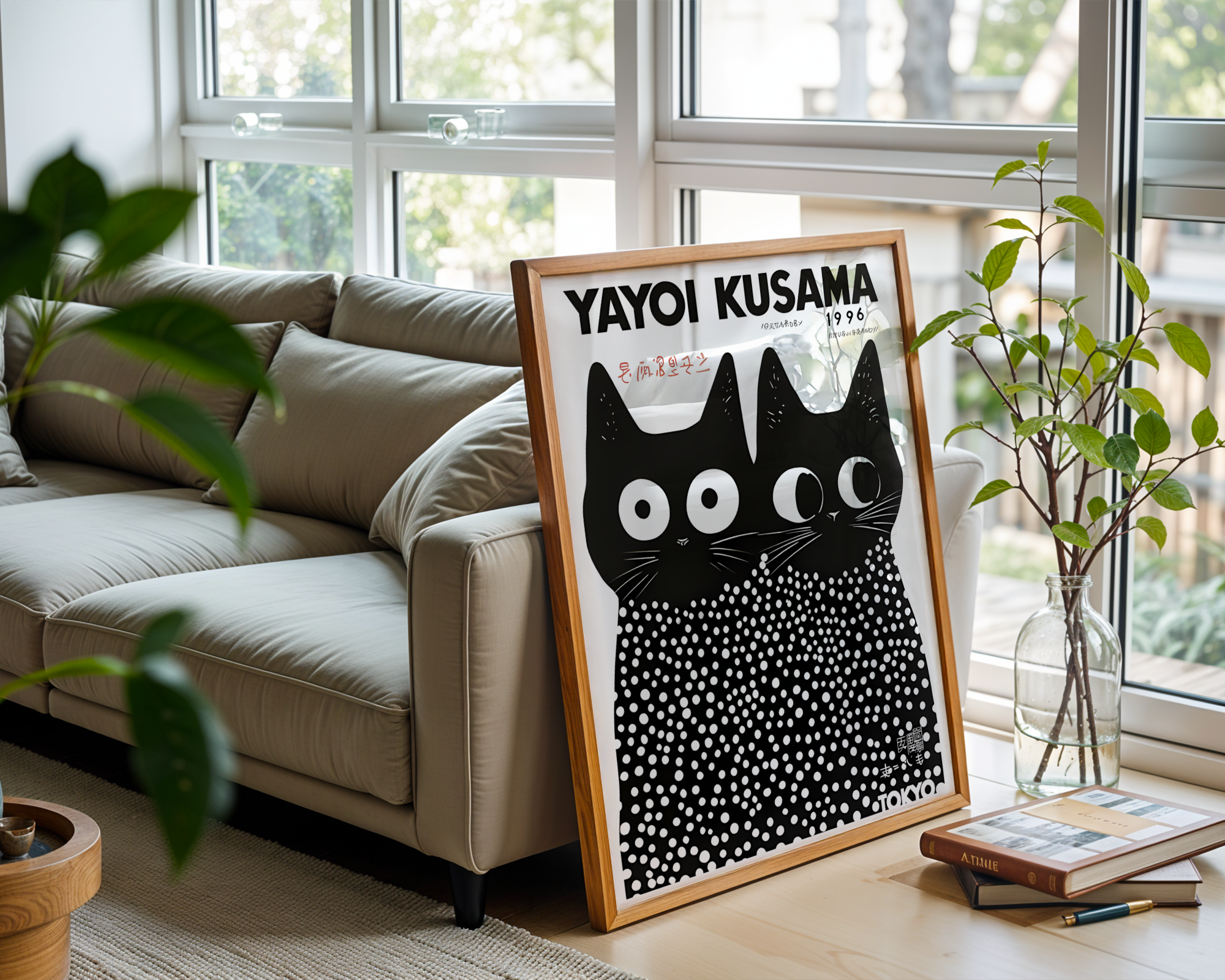 Yayoi Kusama - Black Cats