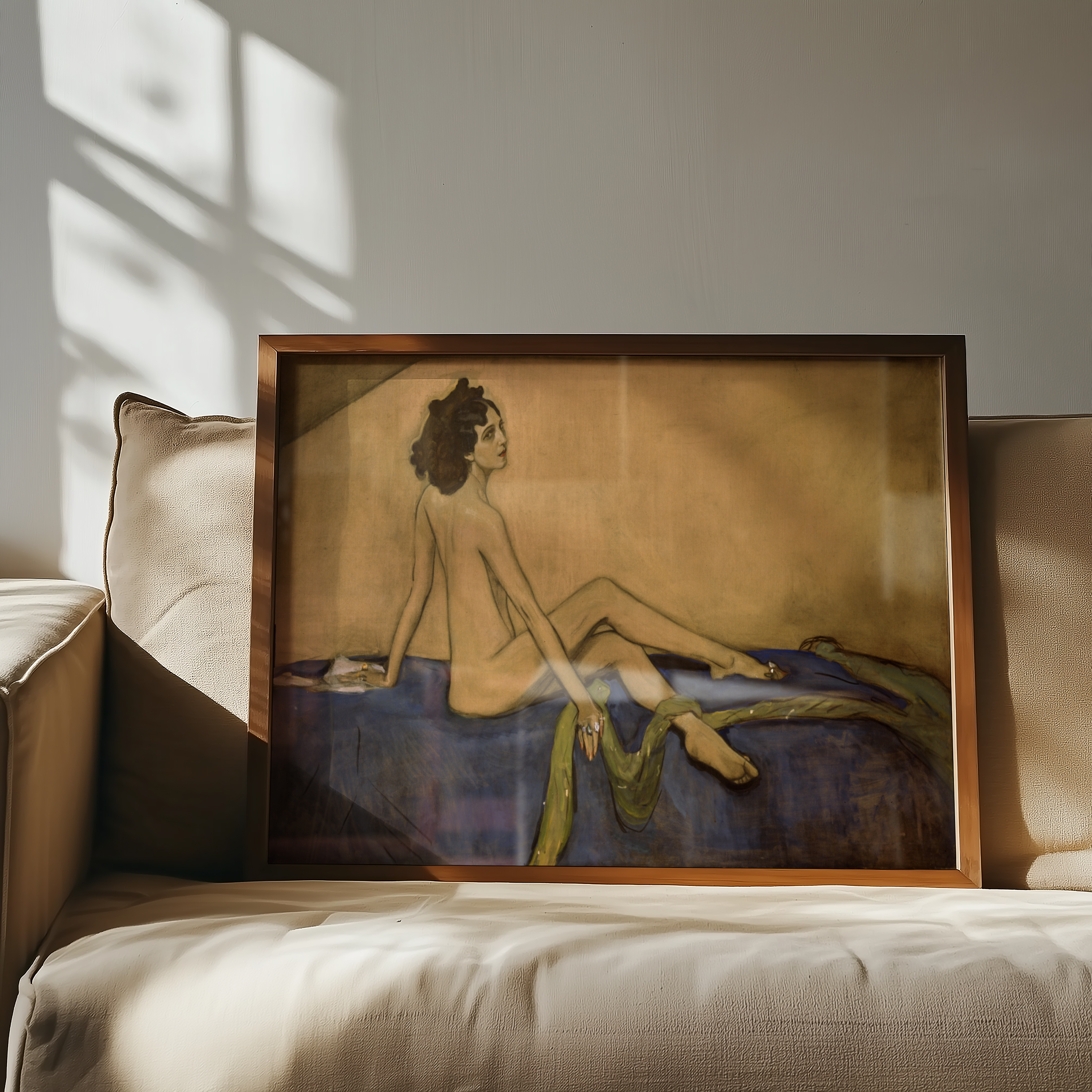 Valentin Serov - Portrett av Ida Rubinstein (1910)