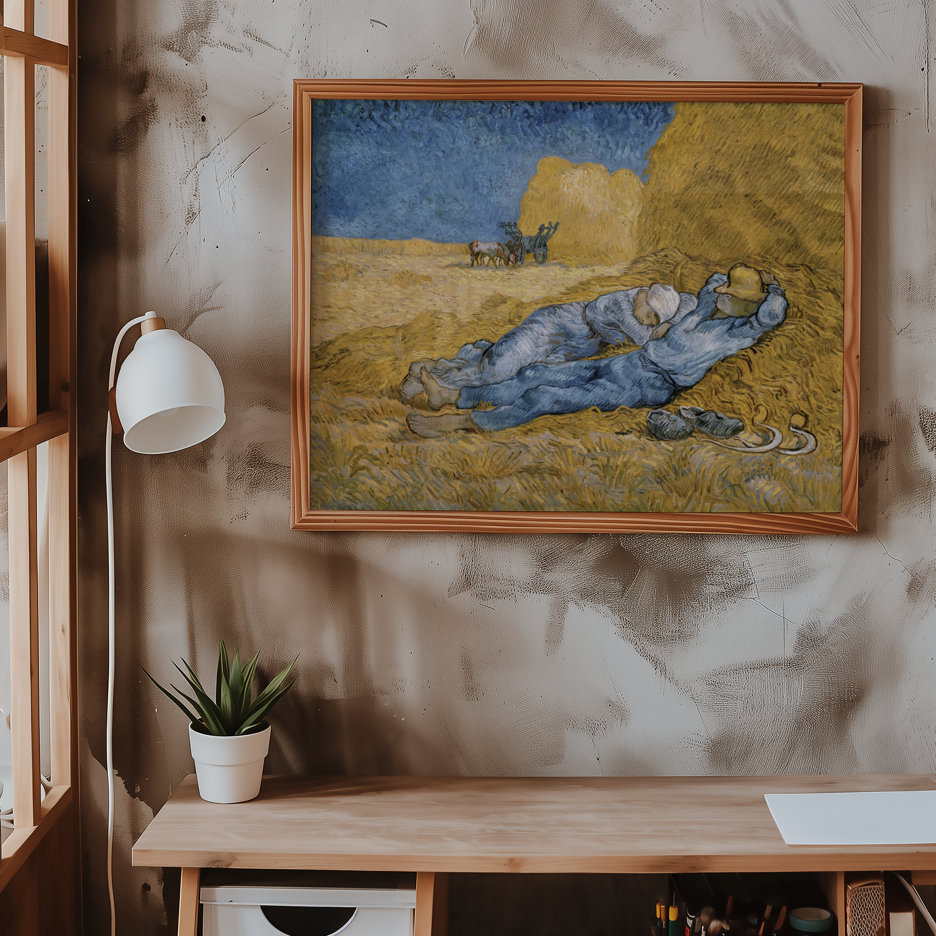 Vincent van Gogh - La Méridienne (Siestaen)
