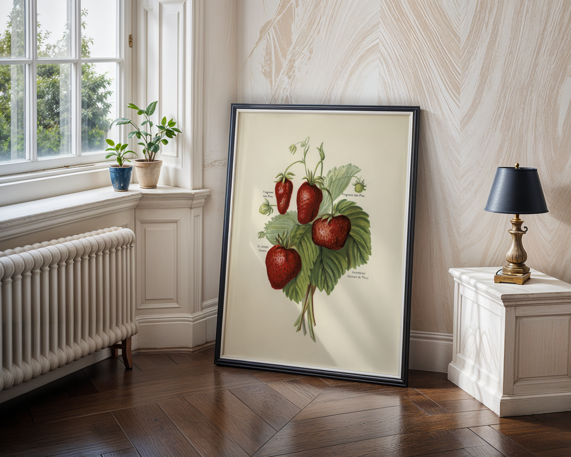 John Wright - Vintage Illustration of Strawberries