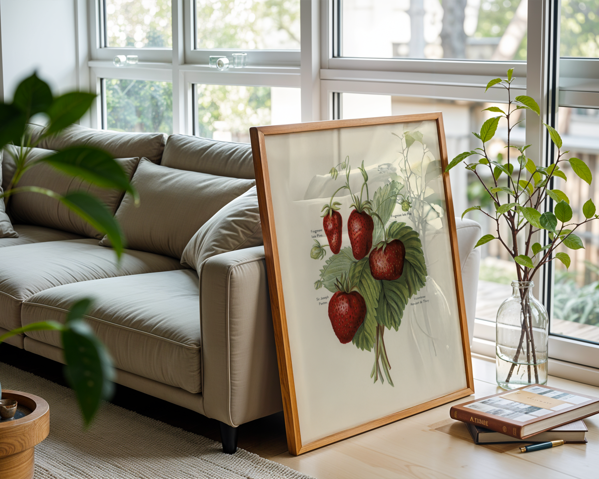 John Wright - Vintage Illustration of Strawberries