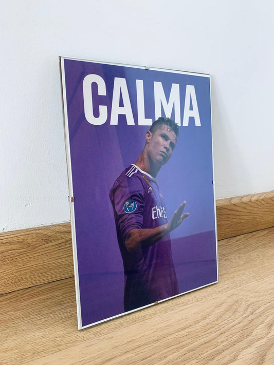 Ukens tilbud - Kunstplakater A3 Standard Ronaldo "Calma" Matte 192 gsm Syrefritt kunstpapir