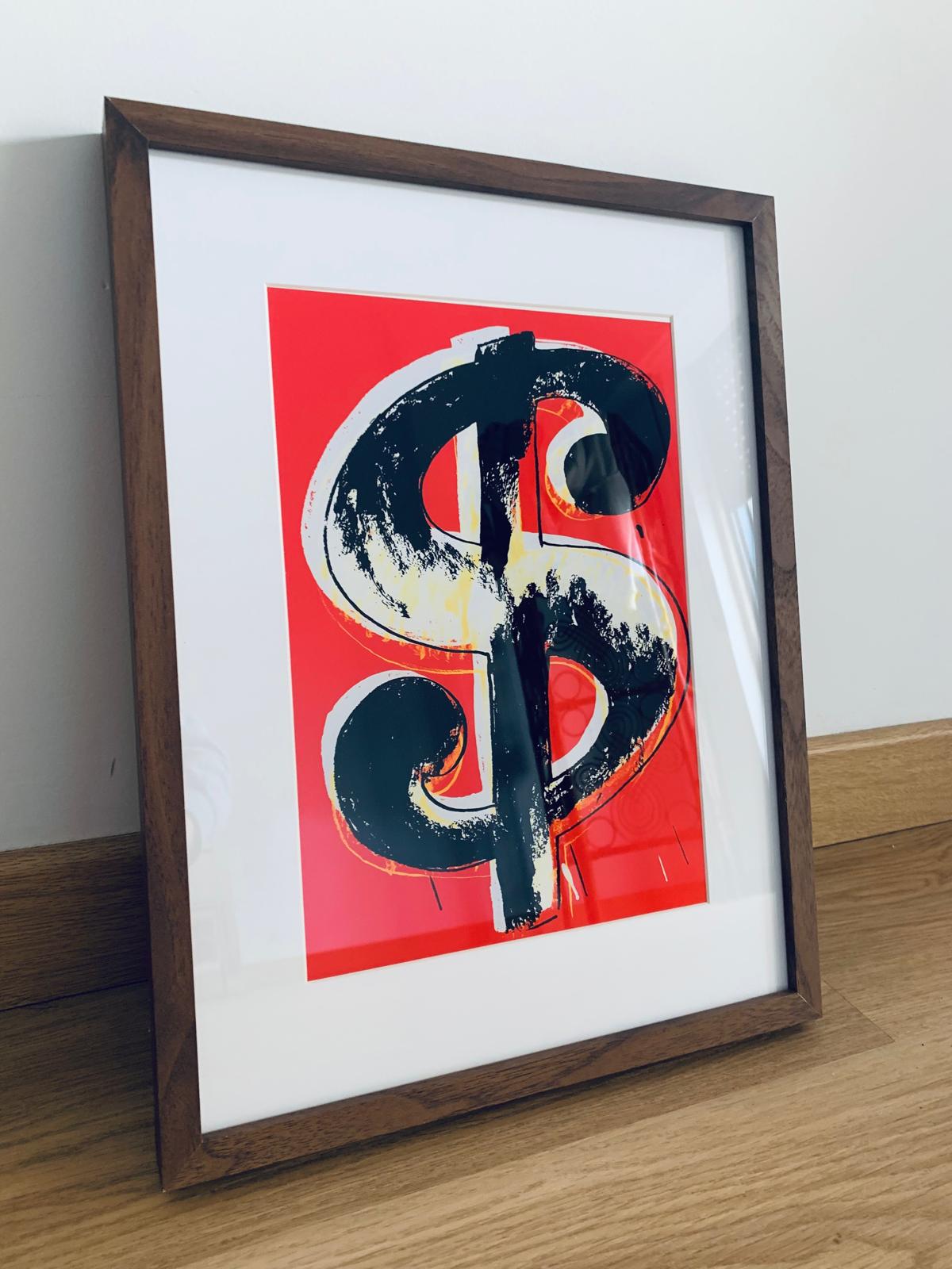 Ukens tilbud - Kunstplakater A3 Standard Trykk Andy Warhol Dollar Sign Matte 192 gsm Syrefritt kunstpapir