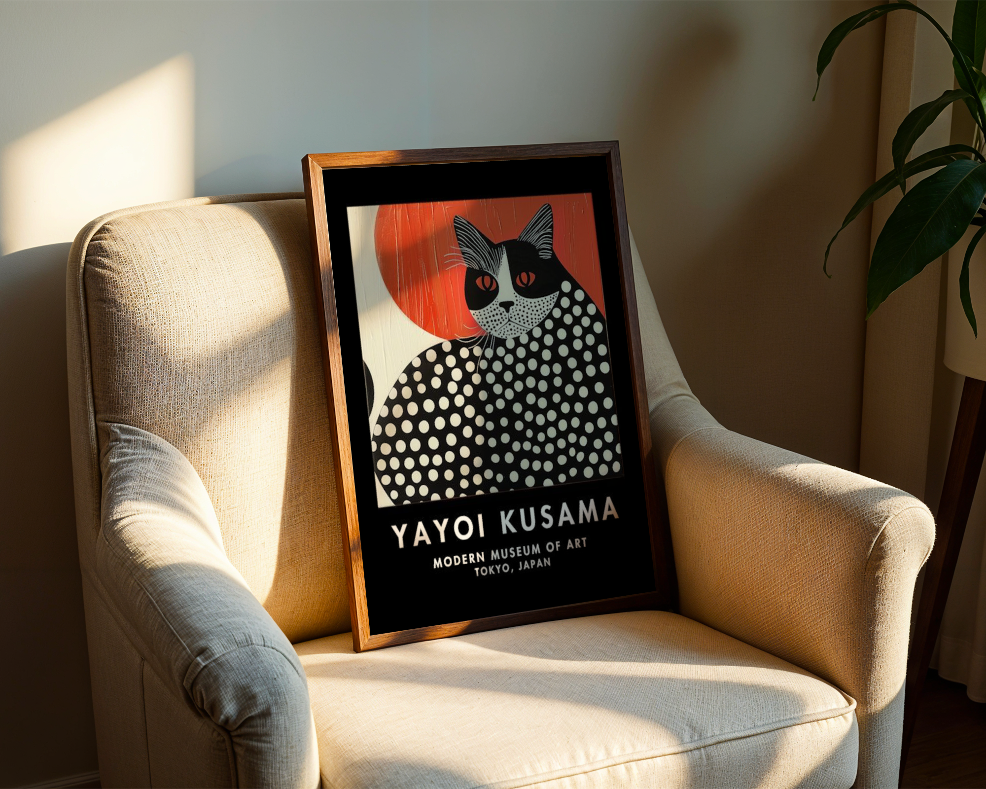 Yayoi Kusama - Chat noir