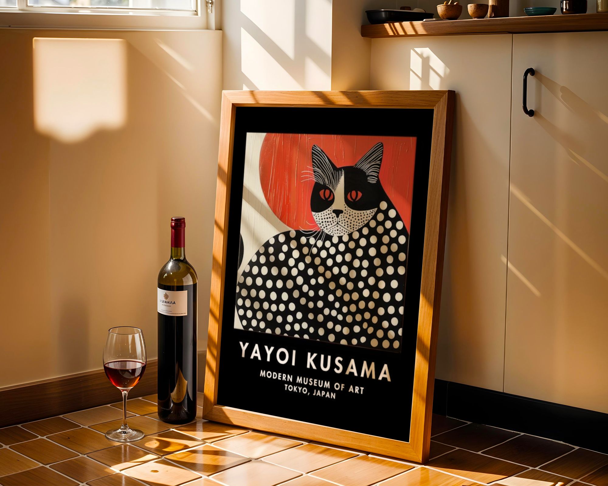Yayoi Kusama - Chat noir