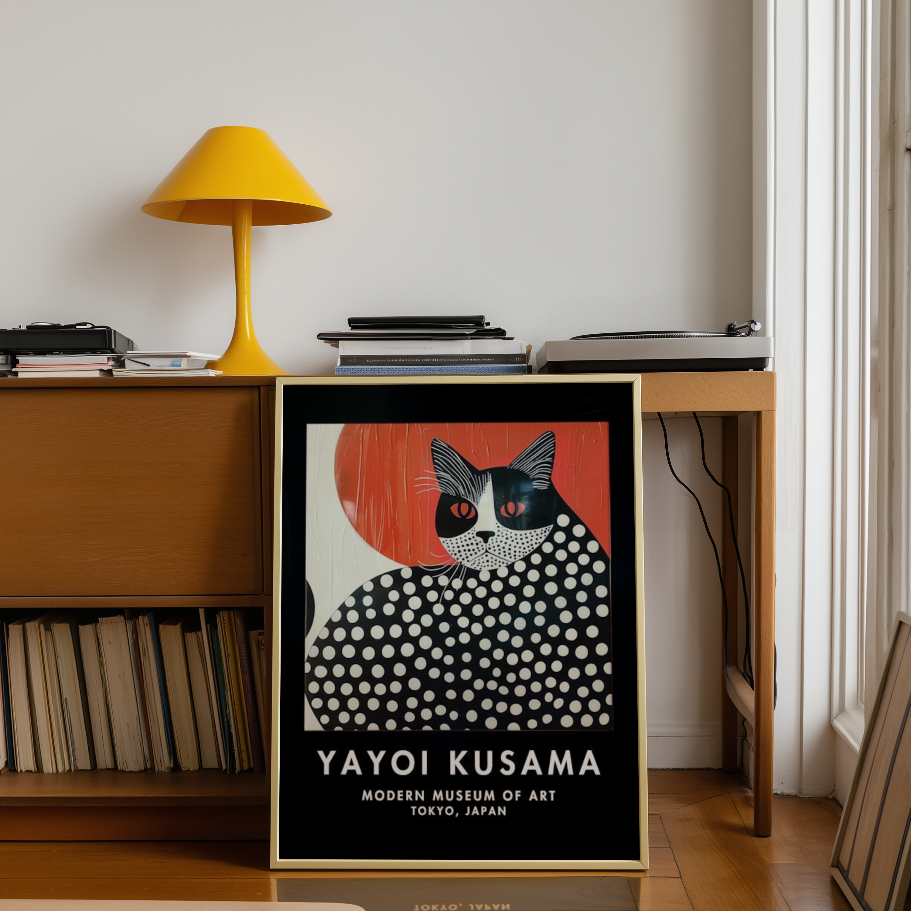 Yayoi Kusama - Chat noir