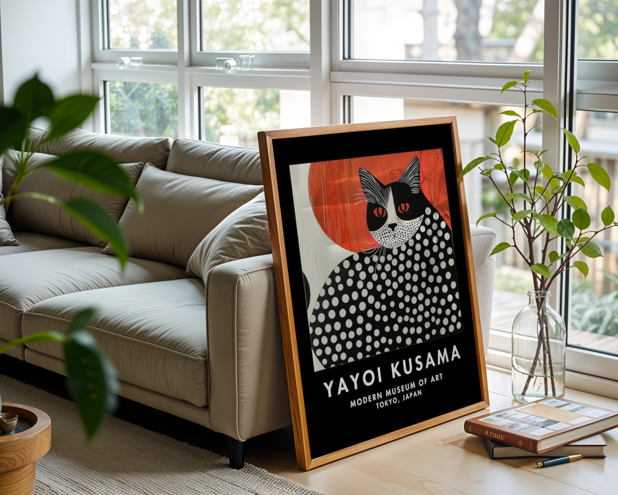 Yayoi Kusama - Chat noir
