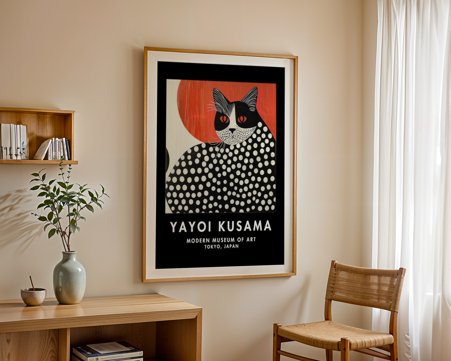 Yayoi Kusama - Chat noir