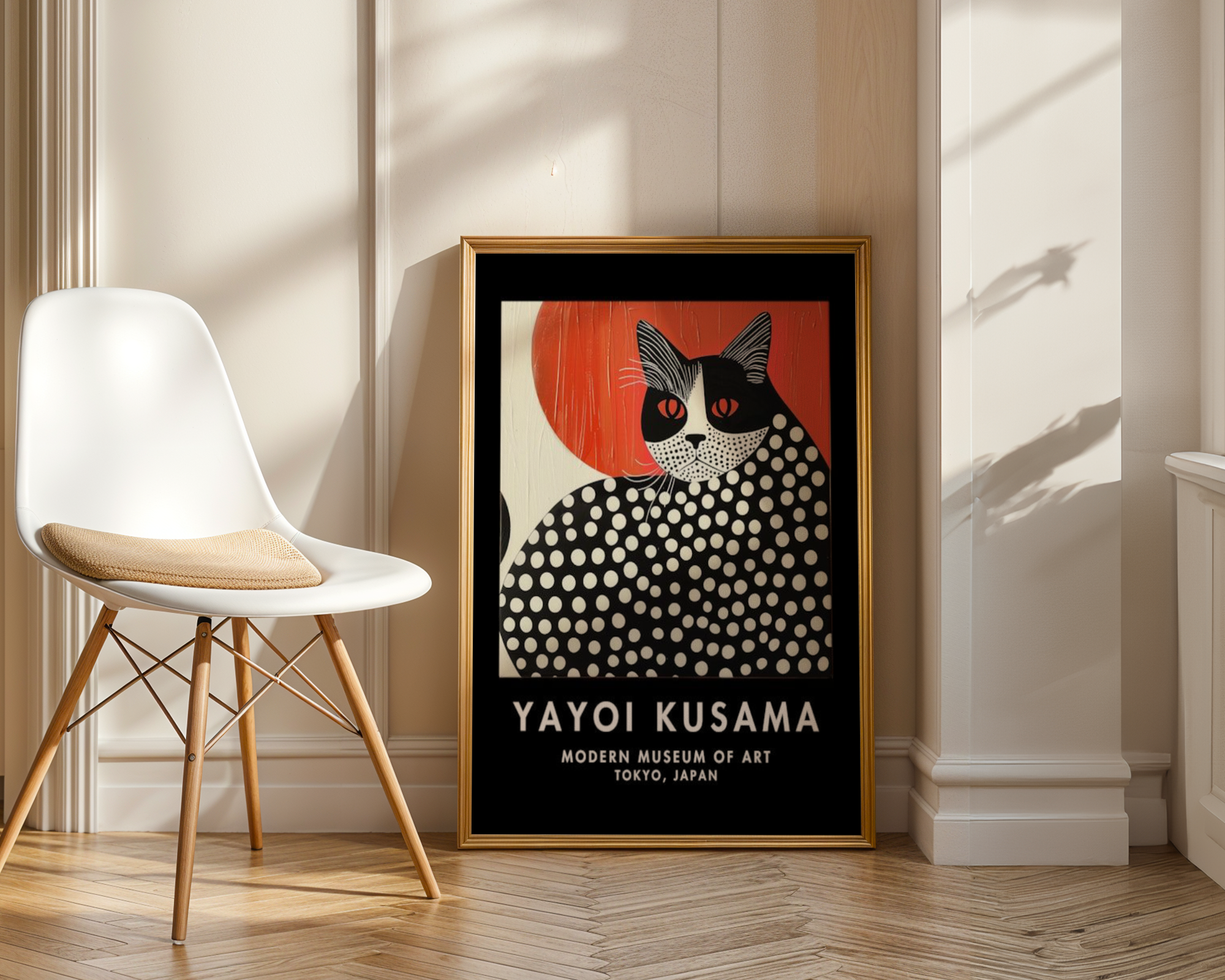 Yayoi Kusama - Chat noir