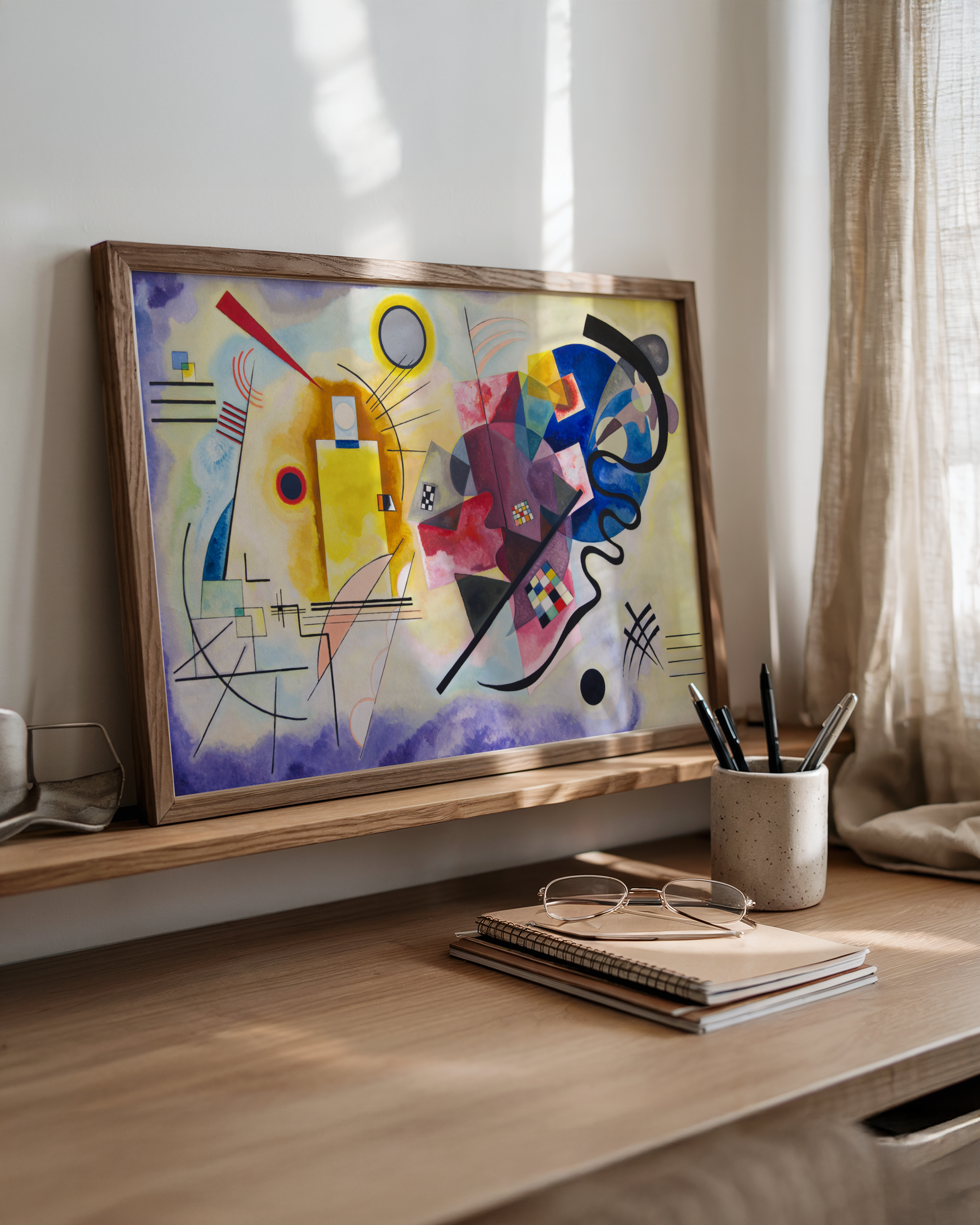 Wassily Kandinsky - Gult-rødt-blått