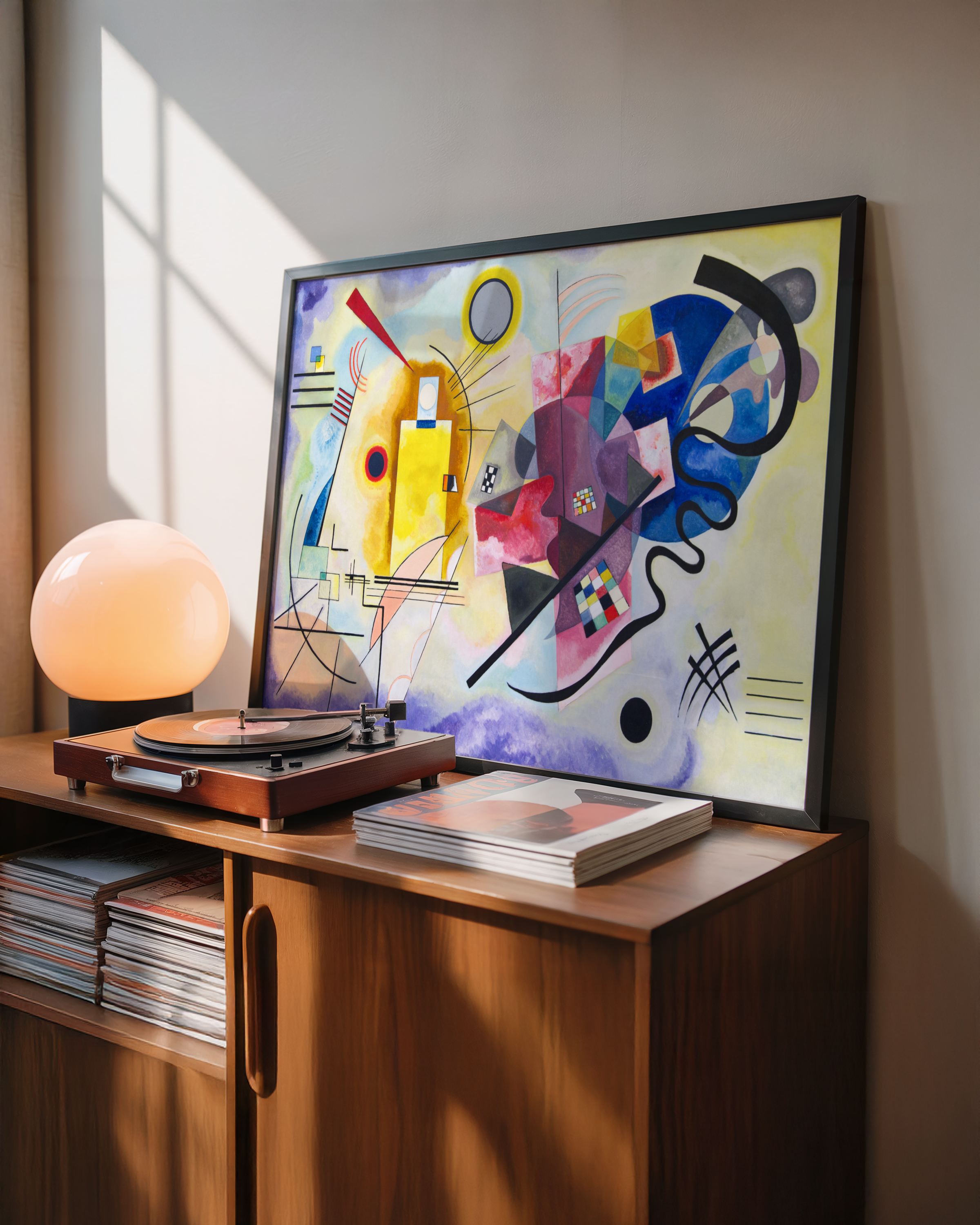 Wassily Kandinsky - Gult-rødt-blått