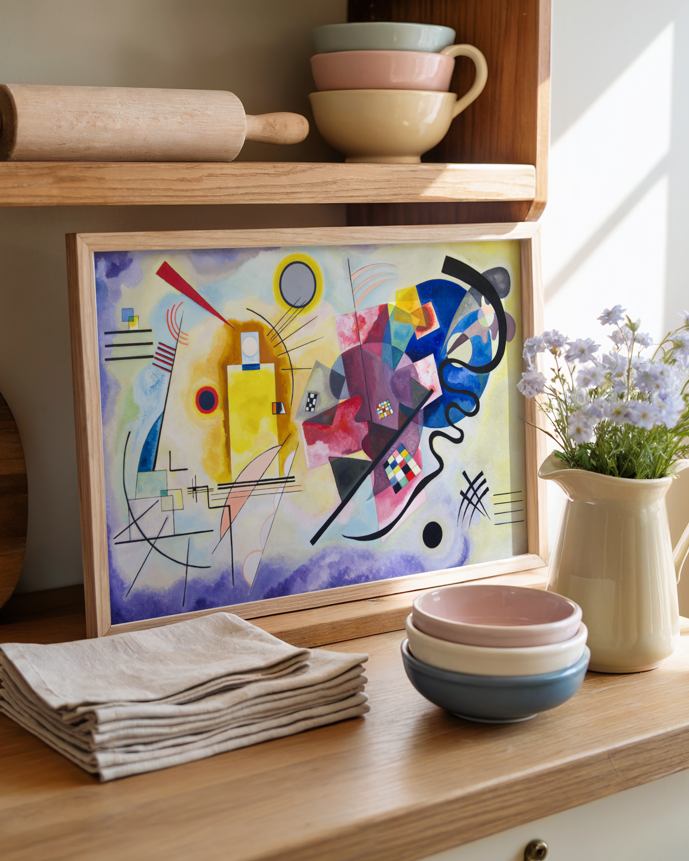 Wassily Kandinsky - Gult-rødt-blått