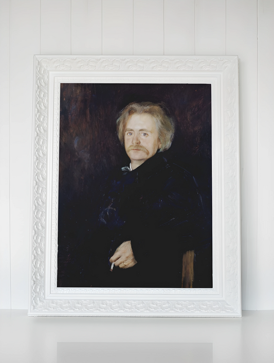 Edvard Grieg Kunstsamling - Kunsttrykk A3+/A3 - Uten ramme #2 Edvard Grieg av Hans Heyerdahl