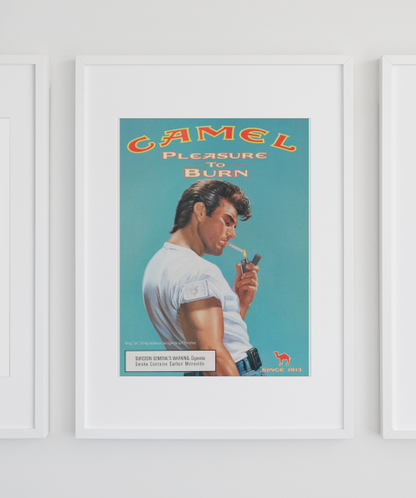 Vintage Camel Kunstsamling - Kunsttrykk A3+/A3 - Uten ramme