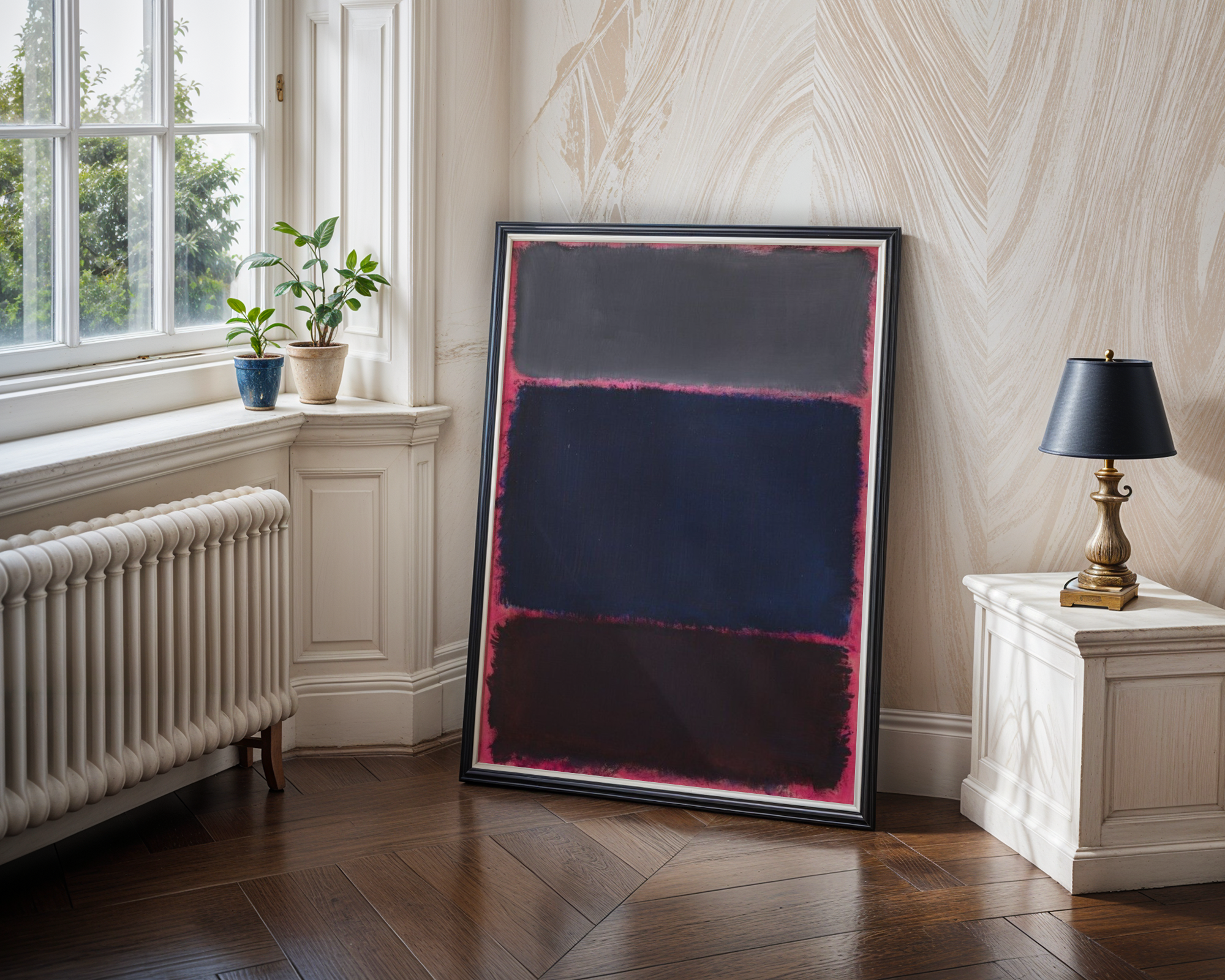 Mark Rothko - Untitled (Gray, Gray on Red) 1968
