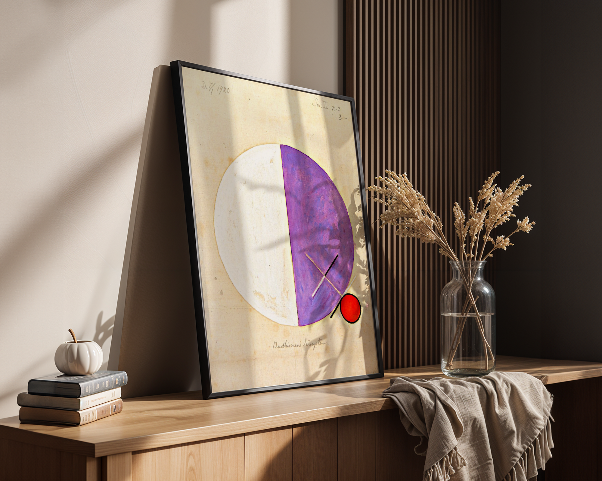 Hilma af Klint - Buddhas Standpunkt i det jordiske liv nr. 3 (1920)