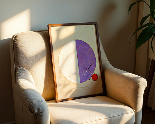 Hilma af Klint - Buddhas Standpunkt i det jordiske liv nr. 3 (1920)