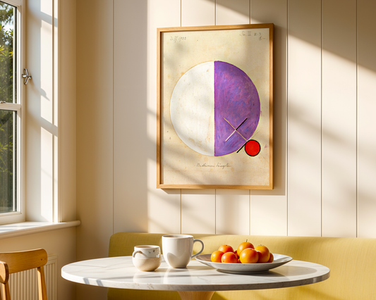 Hilma af Klint - Buddhas Standpunkt i det jordiske liv nr. 3 (1920)