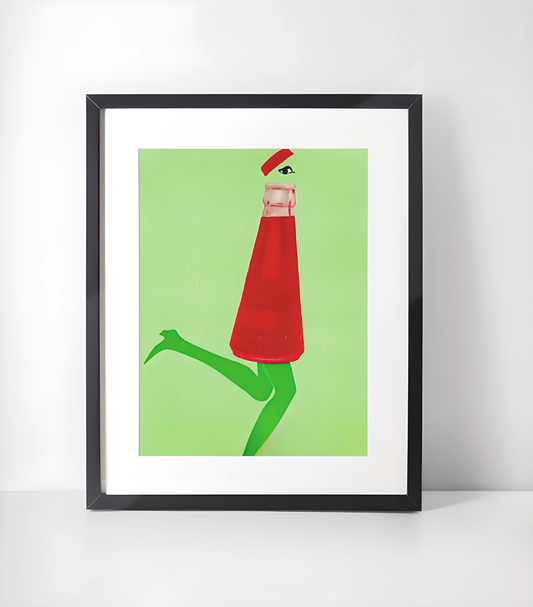 Kunst til Bar - Kunstsamling - Kunsttrykk A3+/A3 - Uten ramme #8 Campari