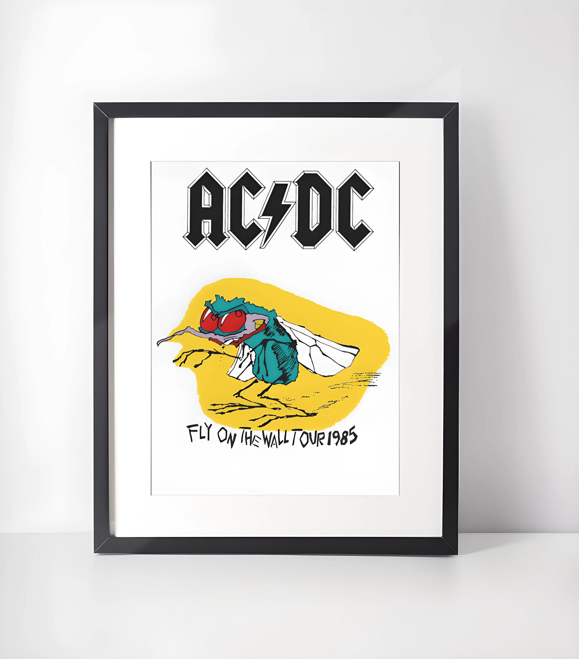 AC/DC Fly On The Wall Kunstsamling - Kunsttrykk A3+/A3 - Uten ramme