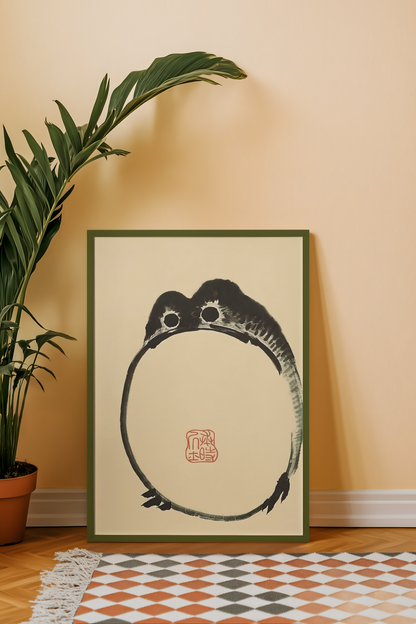 Matsumoto Hoji - Sad Frog (1814)