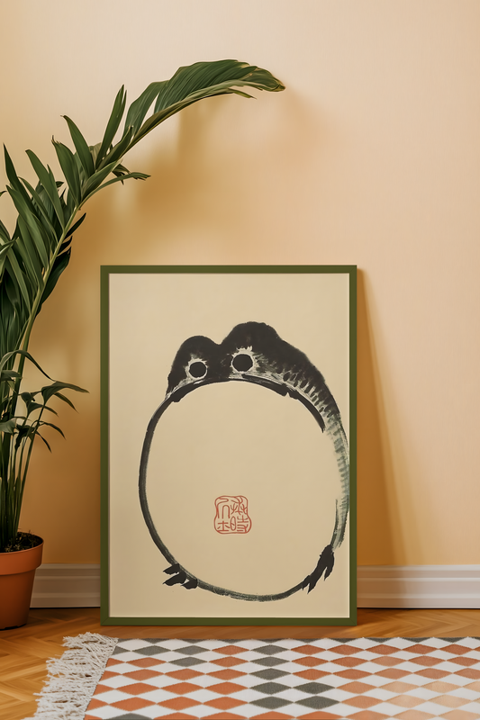 Matsumoto Hoji - Sad Frog (1814)