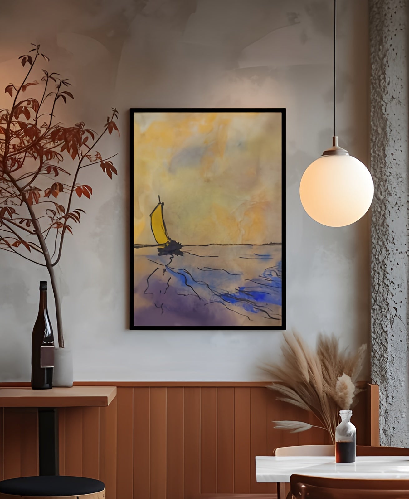 Emil Nolde - Sailor in the Sunset