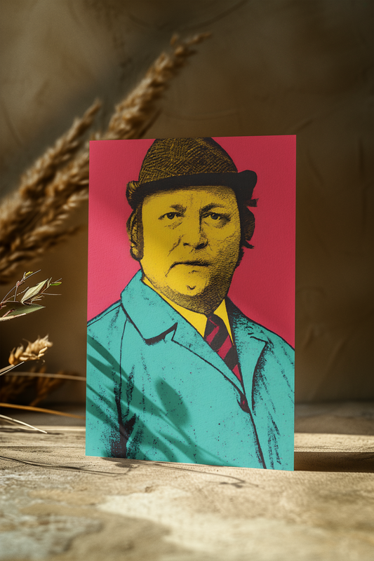 Kunstnerkort Blanding Samling A5 #4 Marve Fleksnes A5 (14.8 cm x 21 cm)