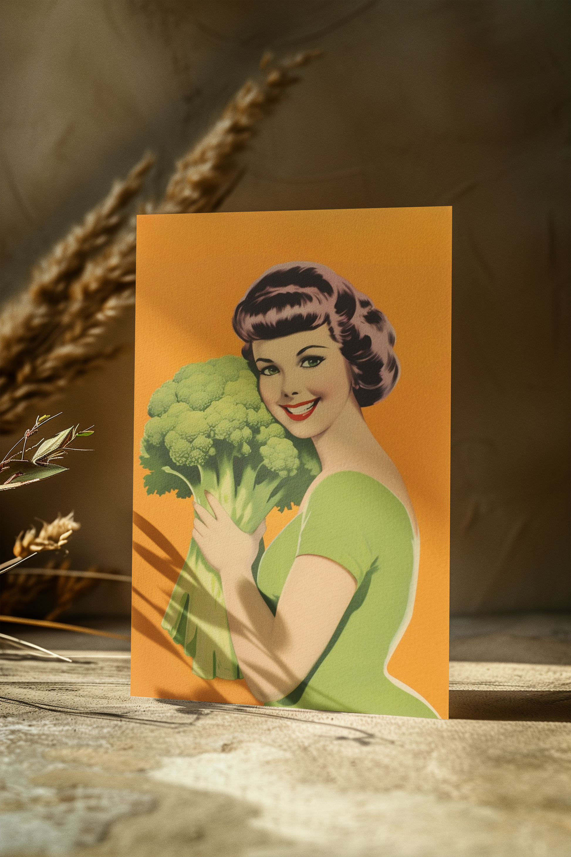 Kunstnerkort Blanding Samling A5 #7 Vintage 50s A5 (14.8 cm x 21 cm)