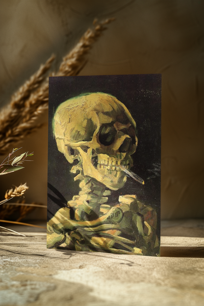 Van Gogh 4x malerier serie - Kunsttrykk A5 #1 Hodeskalle A5 (14.8 cm x 21 cm)