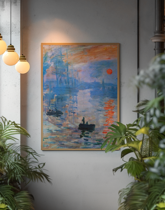 Kunstplakater • Blanding av ulike verk Claude Monet - Sunrise